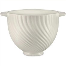 Чаша KitchenAid, 4.7л, керамічна, біла меренга (5KSM2CB5MR)