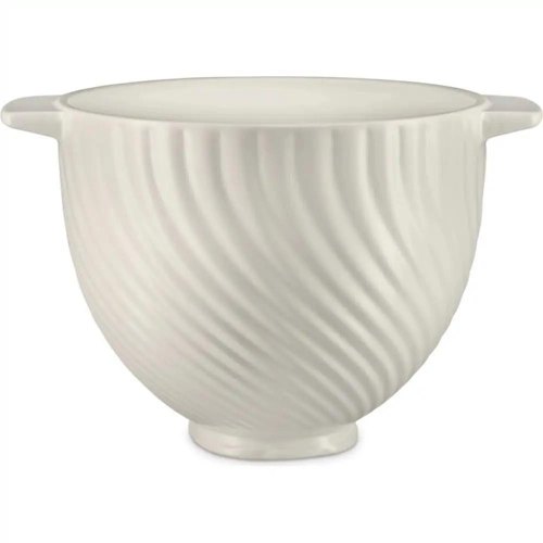 Чаша KitchenAid, 4.7л, керамічна, біла меренга (5KSM2CB5MR)
