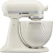 Чаша KitchenAid, 4.7л, керамічна, біла меренга (5KSM2CB5MR)