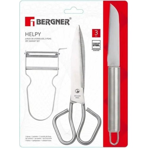 Набір кухонного приладдя Bergner Helpy, 3 предмети (BG-3356-MM)