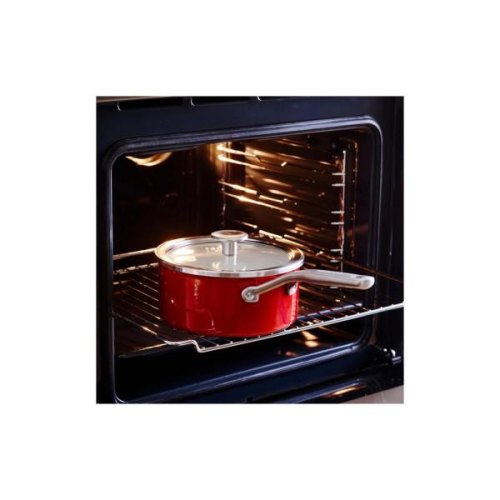 Ківш KitchenAid Steel Core, 18см, 2л, з кришкою, червоний (CC003264-001)