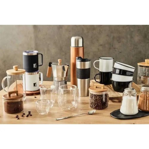Набір ємностей для спецій Bergner Coffee & tea lovers, 200мл, 2 предмети (BG-48570-MM)