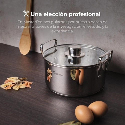 Набір каструль MasterPro Smart, 3.14/6.5/11.6л, з кришками, 6 предметів (BGMP-2145)