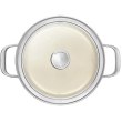 Каструля KitchenAid Steel Core, 20см, 3.7л, з кришкою, мигдальний крем (CC003266-001)