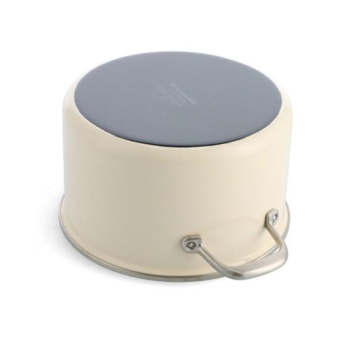 Каструля KitchenAid Steel Core, 20см, 3.7л, з кришкою, мигдальний крем (CC003266-001)