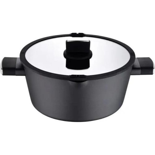 Каструля Bergner Ion, 6л, з кришкою (BG-35802-BK)