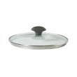 Кришка скляна TVS, 22см, з металевим обідком (94651220032901)