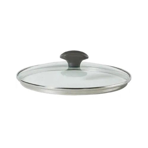Кришка скляна TVS, 22см, з металевим обідком (94651220032901)