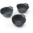 Набір мисок KitchenAid Coreline, 3шт, 2.4/3.3/4.3л, сірий (KQG175OSCGG)