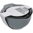 Набір мисок KitchenAid Coreline, 3шт, 2.4/3.3/4.3л, сірий (KQG175OSCGG)