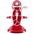 Насадка-лопатка KitchenAid, для міксера з підйомною чашею 5.6л/6.6л, біла (5KSMBLWF)