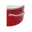 Каструля KitchenAid Steel Core, 20см, 3.7л, з кришкою, червона (CC003267-001)