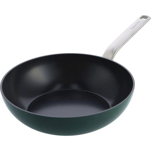 Сковорода ВОК GreenPan Evolution, 28см, 3.6л, керамічне покриття, темно-зелена (CC006392-001)