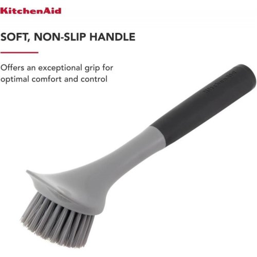 Щітка для миття посуду KitchenAid Sinkware, 26см, сіра (KEG882OHOBA)