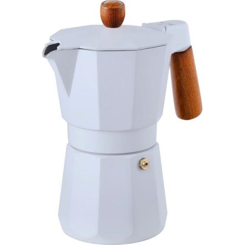 Кавоварка гейзерна Bergner Naturally, на 6 чашок (BG-38191-WH-6)