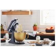 Чаша KitchenAid, 4.8л, нержавіюча сталь, з ручкою, з PVD покриттям, золотиста (5KSM5SSBVG)