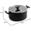 Каструля GreenPan Smart, 24см, 5.1л, керамічне покриття, з кришкою (CC005195-001)