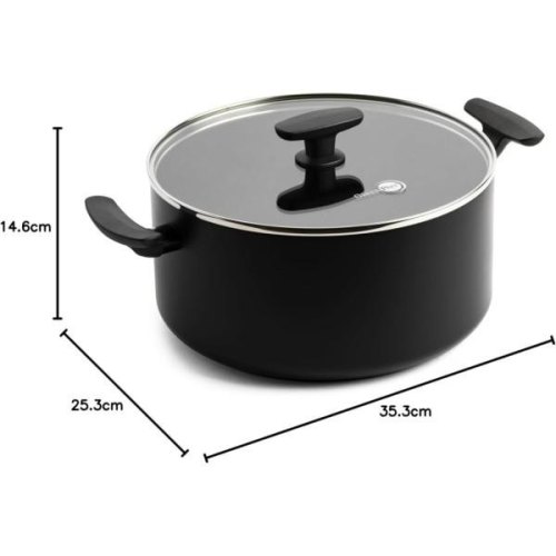 Каструля GreenPan Smart, 24см, 5.1л, керамічне покриття, з кришкою (CC005195-001)