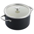 Каструля KitchenAid Steel Core, 24см, 6л, з кришкою, матова чорна (CC006001-001)