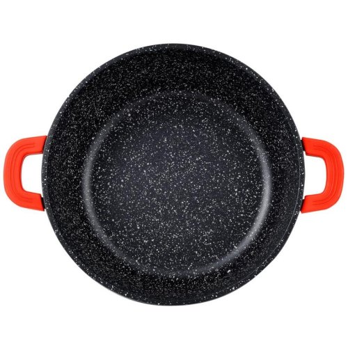 Каструля Bergner Chroma, 28см, 6л, з кришкою (BG-30116-BK)