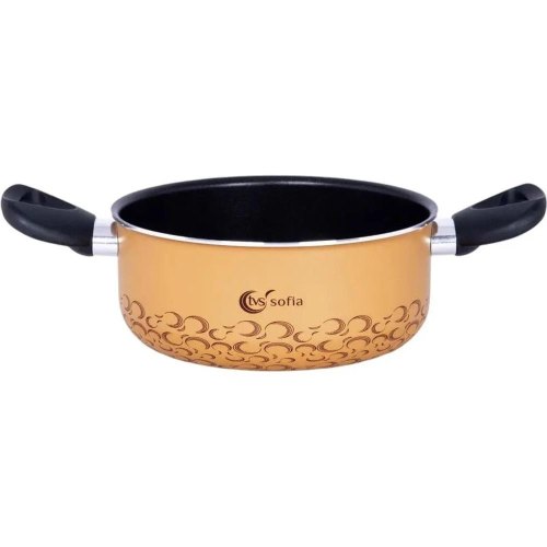 Каструля TVS Sofia, 20см, жовта (83404202310101ж)