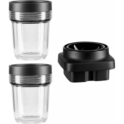 Набір до блендера KitchenAid, 2 склянки з кришкою по 200мл, ножовий блок, для 5KSB13XX/5KSB40XX (5KSB2040BBB)