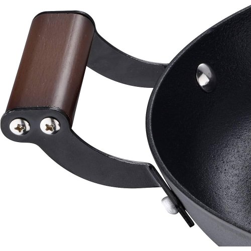 Сковорода-гриль MasterPro Odin, 28см, кругла, чавун (BGMP-3820)