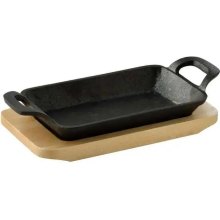 Сковорода порційна MasterPro Foodies сook&share, 17х10см, чавун, з підставкою (BGMP-3807-4)