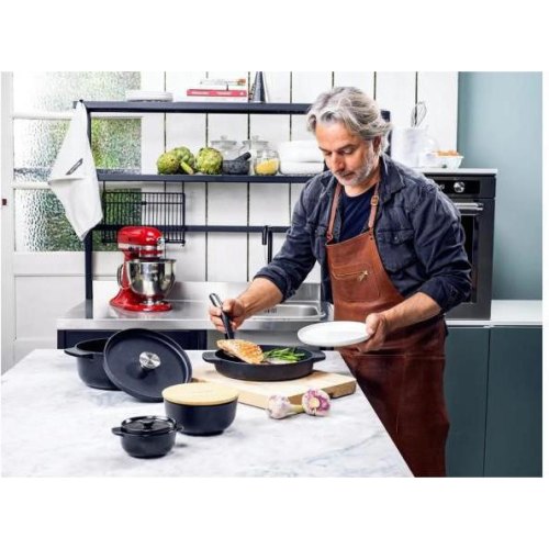 Сковорода-гриль KitchenAid Matte Oven-to-table, 26см, чавун (CC004600-001)