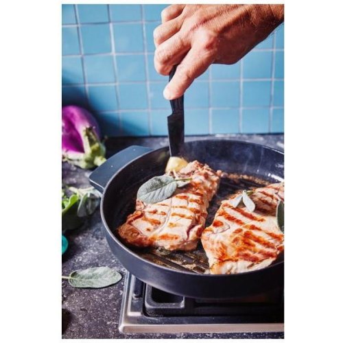 Сковорода-гриль KitchenAid Matte Oven-to-table, 26см, чавун (CC004600-001)