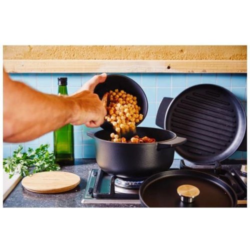 Сковорода-гриль KitchenAid Matte Oven-to-table, 26см, чавун (CC004600-001)