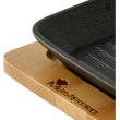 Сковорода-гриль MasterPro Foodies сook&share, 13.7x22.2см, чавун, з підставкою (BGMP-3808-EM)