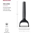 Овочечистка горизонтальна KitchenAid Coreline, 18.8см, сіра (KAS145OHCGG)