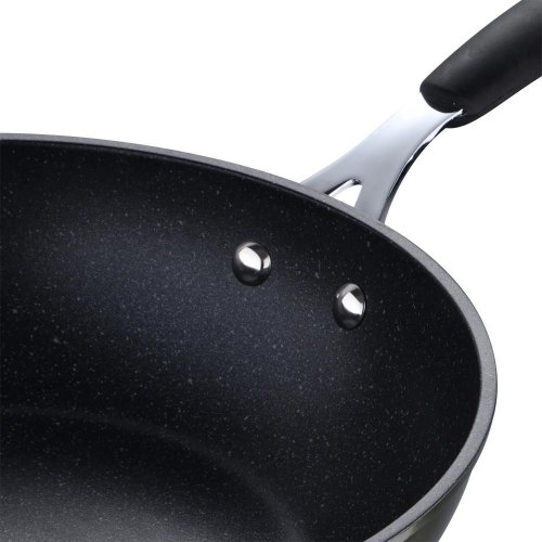 Сковорода ВОК Bergner Midnight, 28см (BG-30129-GR)