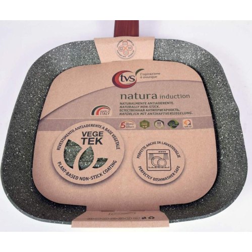 Сковорода-гриль TVS Natura Induction, 28х28см (BS730283310601)