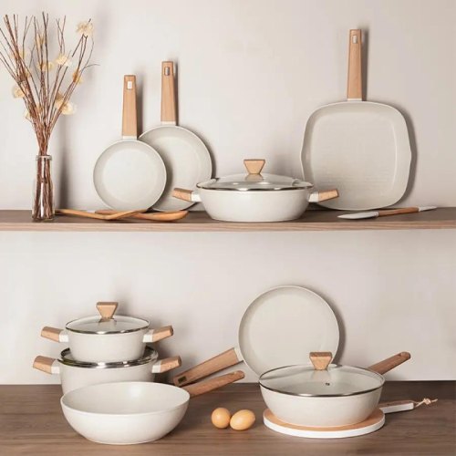 Сковорода-гриль Bergner Naturally, 28x28см (BG-34743-CR)