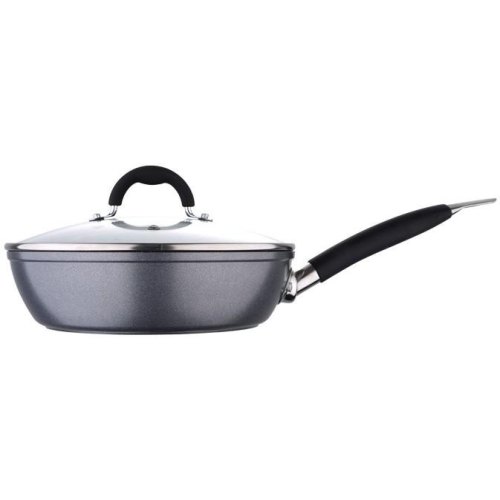 Сковорода ВОК MasterPro Home edition, 28см, з кришкою (BGMP-3289-BK)