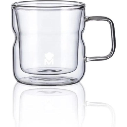 Набір чашок MasterPro Mixology, 140мл, 2шт, подвійні стінки (BGMP-20208)