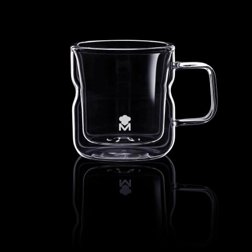 Набір чашок MasterPro Mixology, 140мл, 2шт, подвійні стінки (BGMP-20208)