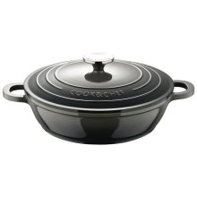 Сотейник Bergner Excalibur, 24см, з кришкою, сірий (BG-36103-GY)