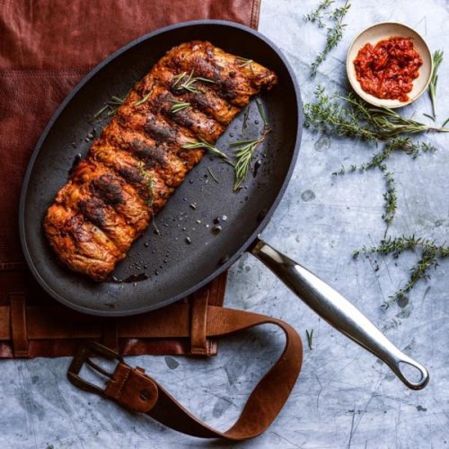 Сковорода для риби GreenPan Barcelona Pro, 33х23см, керамічне покриття (CC005339-001)