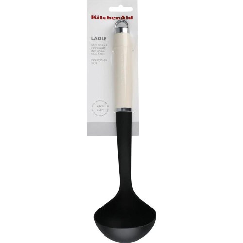 Ополоник KitchenAid Coreline, 32.8см, кремовий (KAG006OHACE)