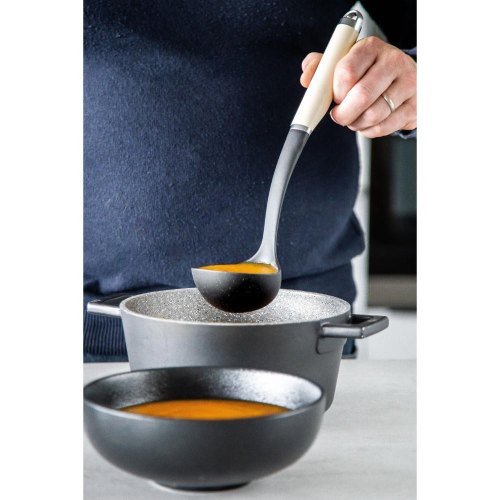 Ополоник KitchenAid Coreline, 32.8см, кремовий (KAG006OHACE)