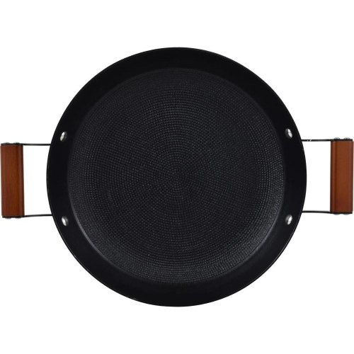 Сковорода-гриль MasterPro Odin, 32см, кругла, чавун (BGMP-3821)