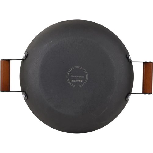 Сковорода-гриль MasterPro Odin, 32см, кругла, чавун (BGMP-3821)