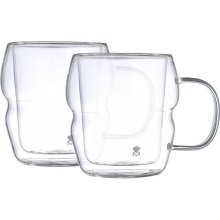 Набір чашок MasterPro Mixology, 450мл, 2шт, подвійні стінки (BGMP-20206)