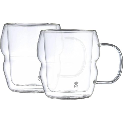 Набір чашок MasterPro Mixology, 450мл, 2шт, подвійні стінки (BGMP-20206)