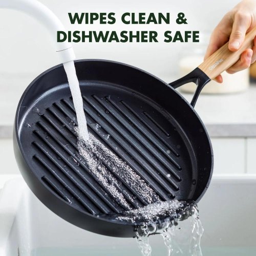 Сковорода-гриль GreenPan Eco Smartshape, 28см, керамічне покриття (CC006449-001)