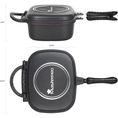 Сковорода подвійна MasterPro Foodies collection, 30см (BGMP-2851)