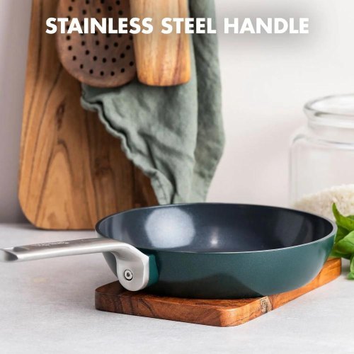 Сковорода GreenPan Evolution, 24см, керамічне покриття, темно-зелена (CC006390-001)